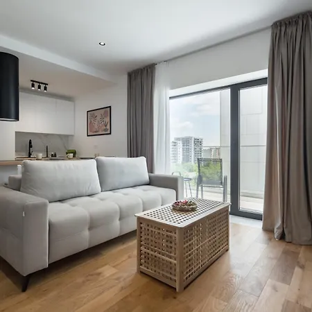 Wheat Of Coffee With King Bed In Ocp Apartment Bucharest